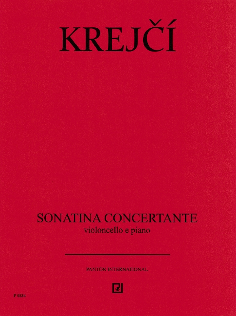 Krejcí, I?a, Sonatina Concertante&nbsp;&nbsp;für Violoncello und Klavier&nbsp;&nbsp;