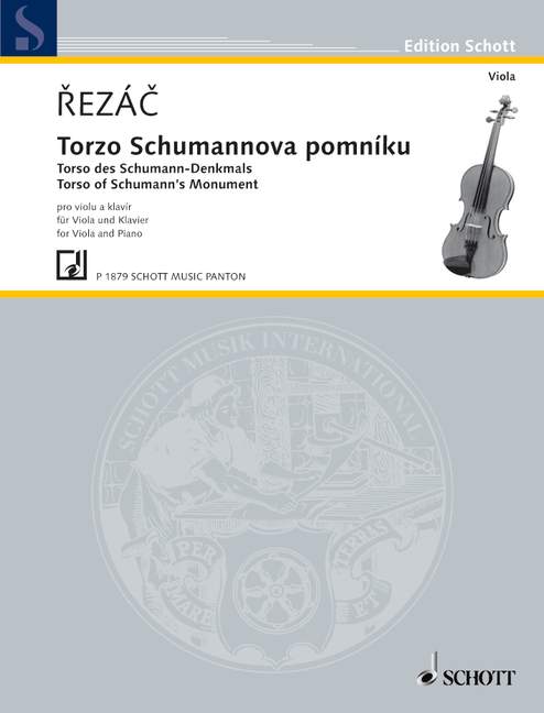 Rezác, Ivan: Torso des Schumann-Denkmals&nbsp;&nbsp;für Viola und Klavier&nbsp;&nbsp;
