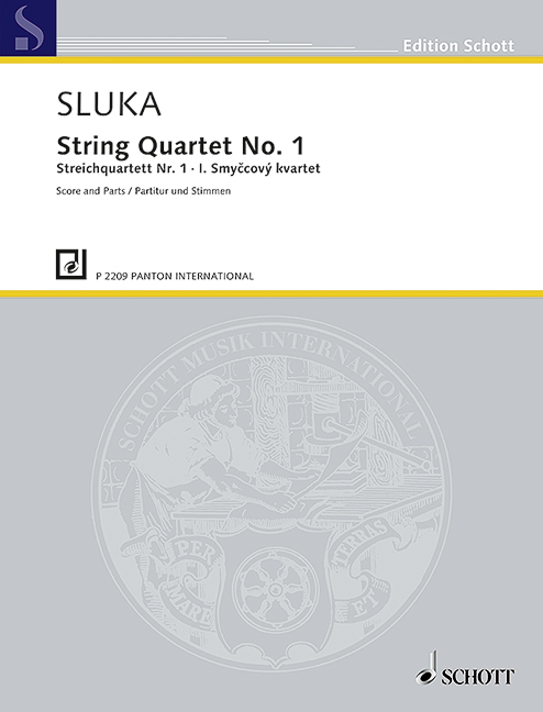 Sluka, Lubos, Streichquartett Nr. 1&nbsp;&nbsp;für Streichquartett&nbsp;&nbsp;Partitur und Stimmen