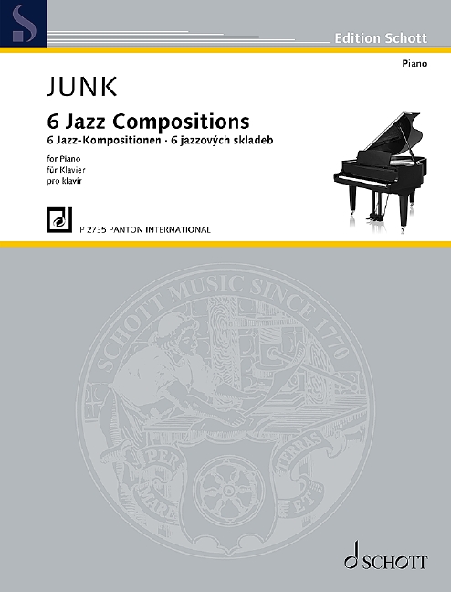 Junk, Petr., 6 Jazz Compostions&nbsp;&nbsp;für Klavier&nbsp;&nbsp;