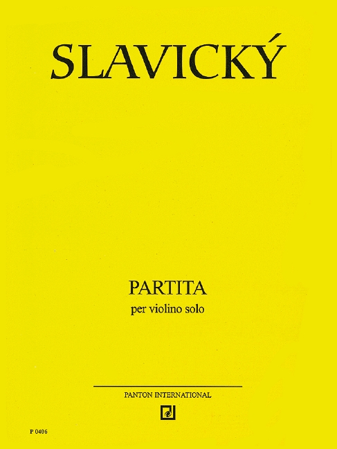 Slavickì, Klement, Partita&nbsp;&nbsp;für Violine&nbsp;&nbsp;