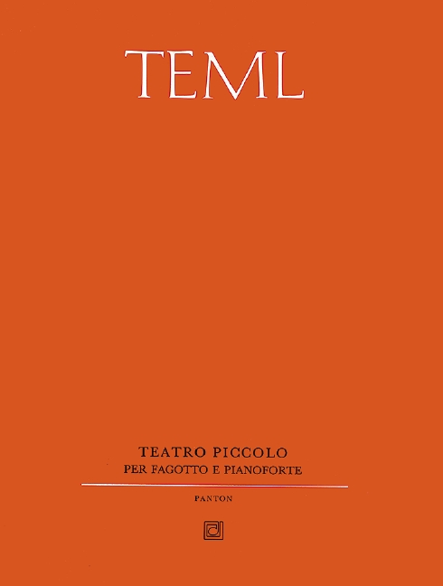 Teatro piccolo&nbsp;&nbsp;für Fagott und Klavier&nbsp;&nbsp;
