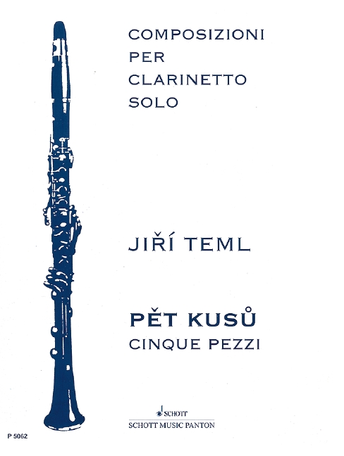 Cinque Pezzi  - 5 Stücke  für Klarinette  