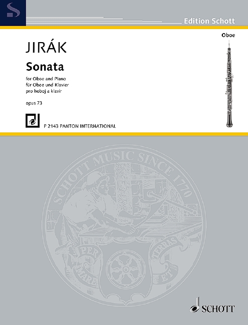 Jirák, Karel Boleslav, Sonata op. 73&nbsp;&nbsp;für Oboe und Klavier&nbsp;&nbsp;