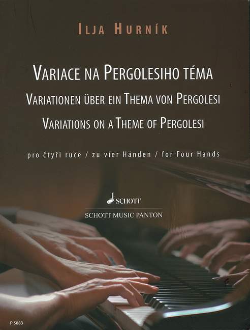Variationen über ein Thema von Pergolesi  für Klavier 4-händig  