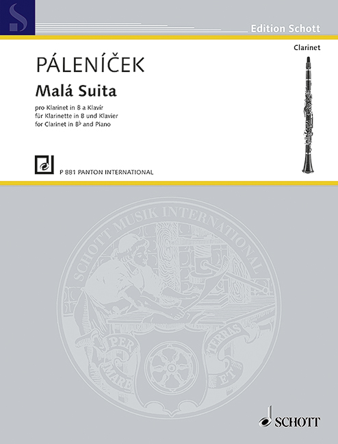 Palenicek, Josef, Malá Suita&nbsp;&nbsp;für Klarinette und Klavier&nbsp;&nbsp;Partitur und Stimme