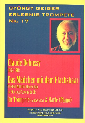 La fille aux cheveux de lin  für Trompete und Harfe (Klavier)  