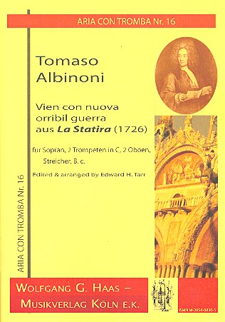 Vien con nuova orribil guerra für Sopran,&nbsp;&nbsp;2 Trompeten in C, 2 Oboen, Streicher und Bc&nbsp;&nbsp;Partitur und Stimmen