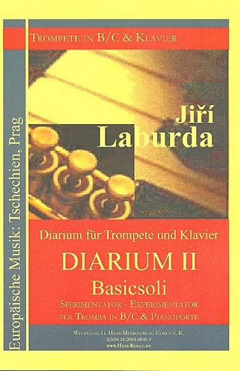 Diarium Band 2 LabWV317  für Trompete (B/C) und Klavier  
