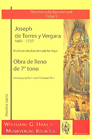 Obra de lleno de 7° tono&nbsp;&nbsp;für Orgel&nbsp;&nbsp;