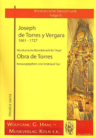 Obra de Torres&nbsp;&nbsp;für Orgel&nbsp;&nbsp;