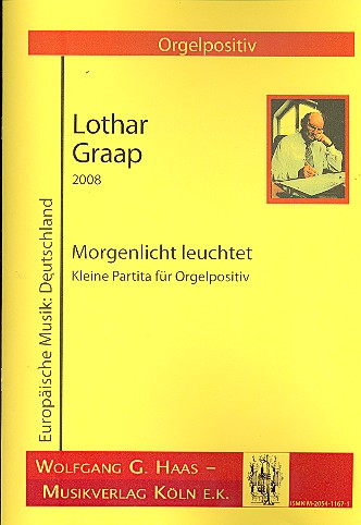 Morgenlicht leuchtet&nbsp;&nbsp;für Orgelpositiv&nbsp;&nbsp;