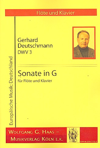 Sonate G-Dur DWV3   für Flöte und Klavier  