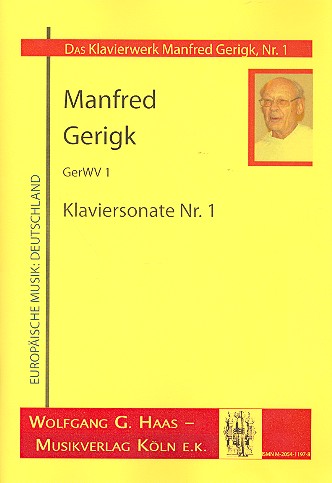 Sonate Nr.1 GerWV1&nbsp;&nbsp;für Klavier&nbsp;&nbsp;
