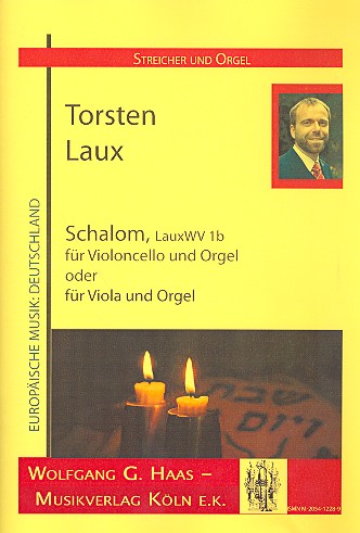 Schalom LauxWV1b für Violoncello  (Viola) und Orgel  
