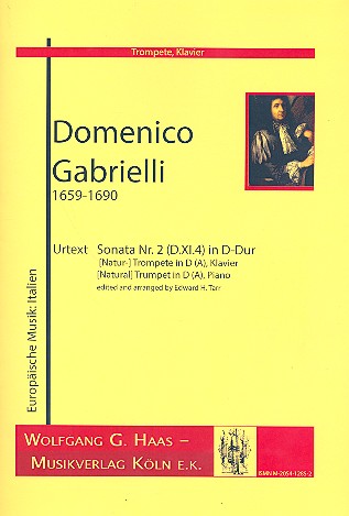 Sonata Nr.2 D-Dur D.XI.4 für (Natur-) Trompete  (in D/A), Streicher und Bc für (Natur-) Trompete  (in D/A) und Klavier