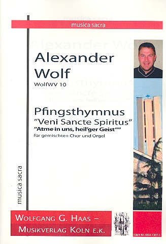 Veni Sancte Spiritus WolfWV10  für gem Chor und Orgel  Partitur