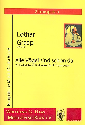 Alle Vögel sind schon da: für 2 Trompeten&nbsp;&nbsp;2 Spielpartituren&nbsp;&nbsp;