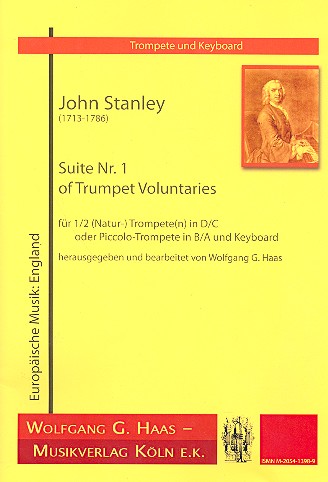 Suite Nr.1 of Trumpet voluntaries  für Orchester  (Trompete und Keyboard)