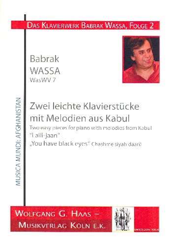 2 leichte Klavierstücke mit Melodien aus Kabul WasWV7  für Klavier  