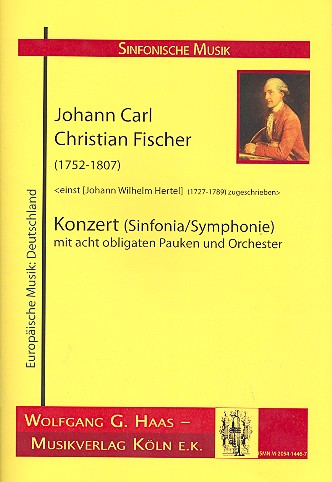 Konzert (Sinfonia/Symphonie)&nbsp;&nbsp;für 8 Pauken und Orchester&nbsp;&nbsp;Partitur und Stimmen-Set