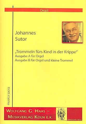 Trommeln fürs Kind in der Krippe  für Orgel (Orgel und kleine Trommel)  