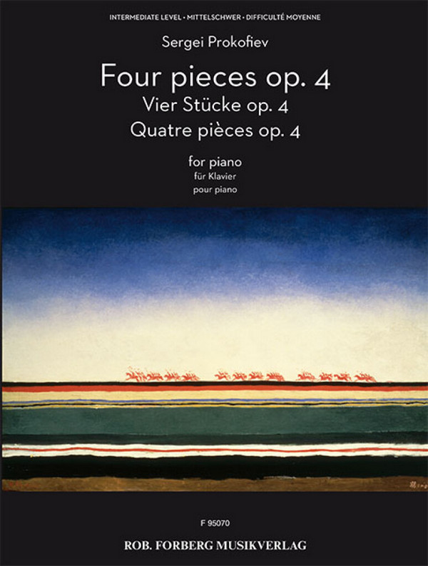 4 Pieces op.4  für Klavier  