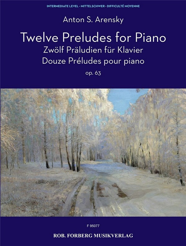 12 Préludes op.63  für Klavier  
