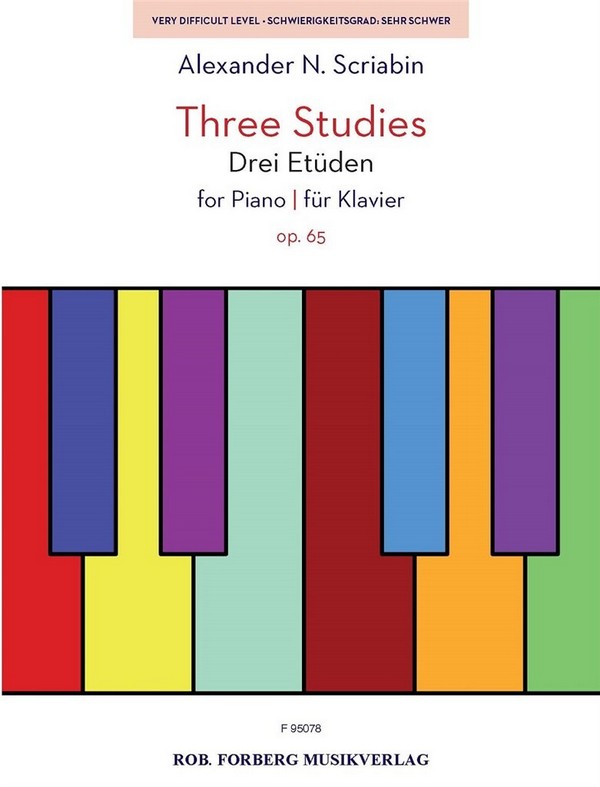 3 Studies op.65  for piano  
