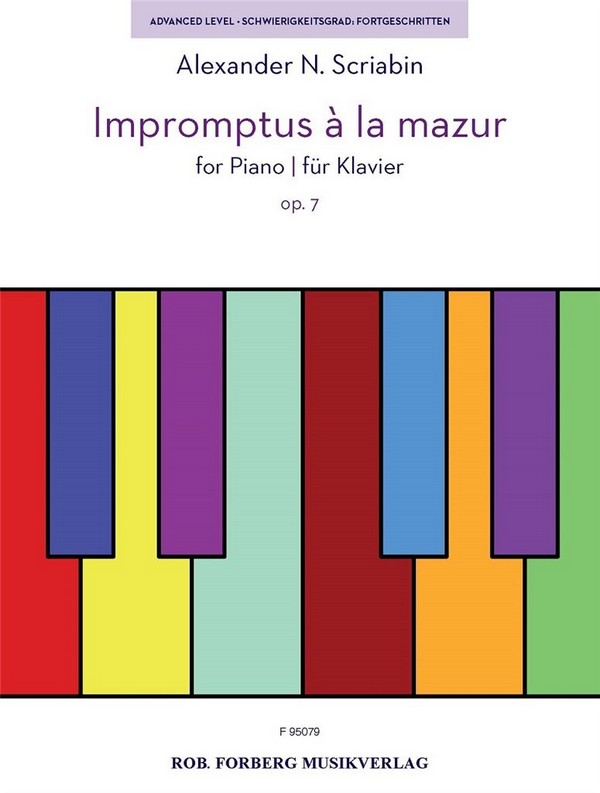 Impromptus à la mazur op.7  for piano  