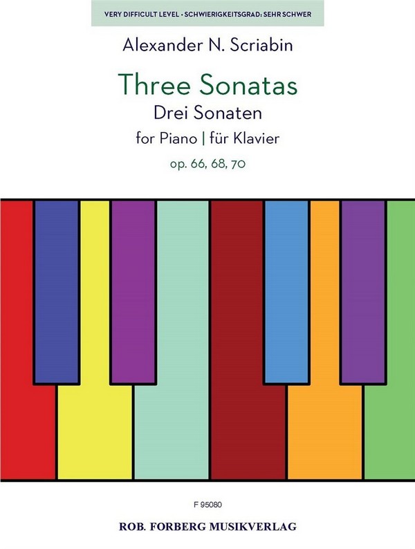 3 Sonatas  for piano  