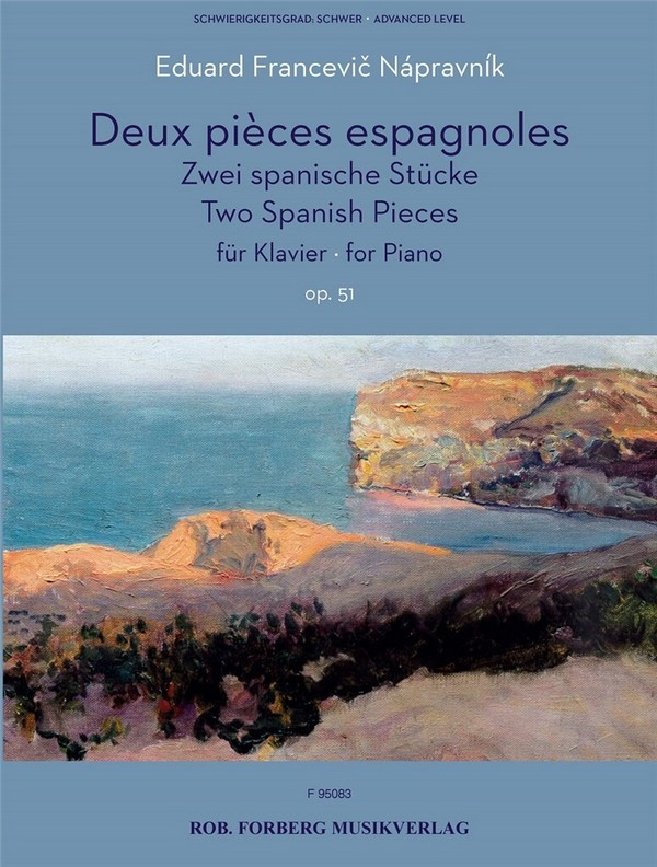 Eduard Francevic Nápravník, Deux pièces espagnoles op. 51&nbsp;&nbsp;Klavier&nbsp;&nbsp;Buch
