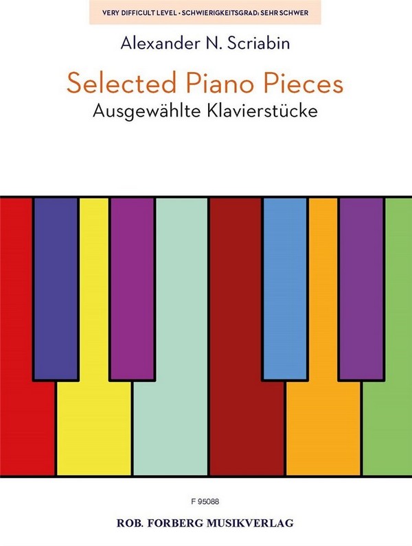 F95088  A.Skriabin, Selected Piano Pieces&nbsp;&nbsp;&nbsp;&nbsp;