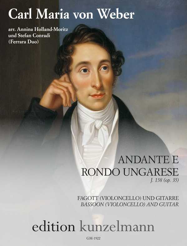 Andante e Rondo ungaresre op.35 J158  für Fagott (Violoncello) und Gitarre  Partitur und Stimmen
