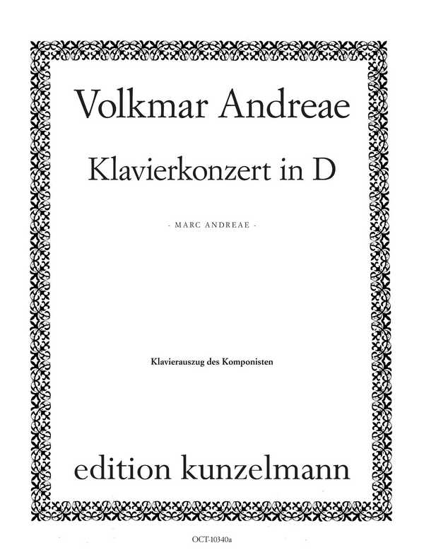 Konzert D-Dur für Klavier und Orchester&nbsp;&nbsp;für 2 Klaviere&nbsp;&nbsp;Partitur