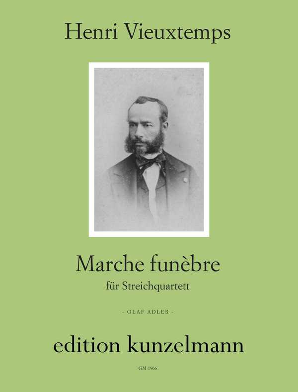 Marche funèbre es-Moll&nbsp;&nbsp;für 2 Violinen, Viola und Violoncello&nbsp;&nbsp;Partitur und Stimmen