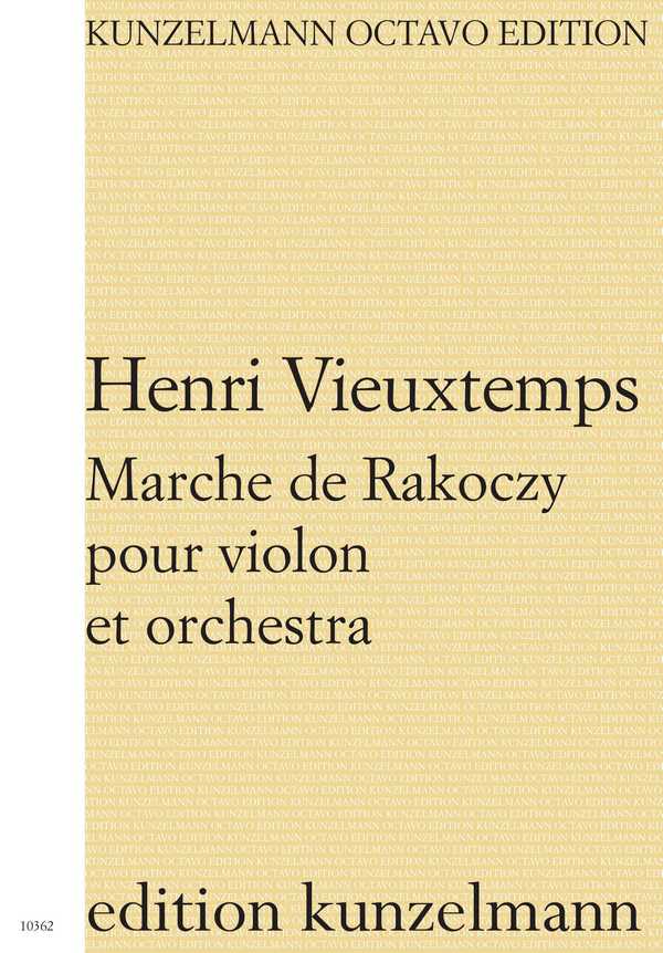Marche de Rakoczy a-Moll  pour violon et orchestre  partition