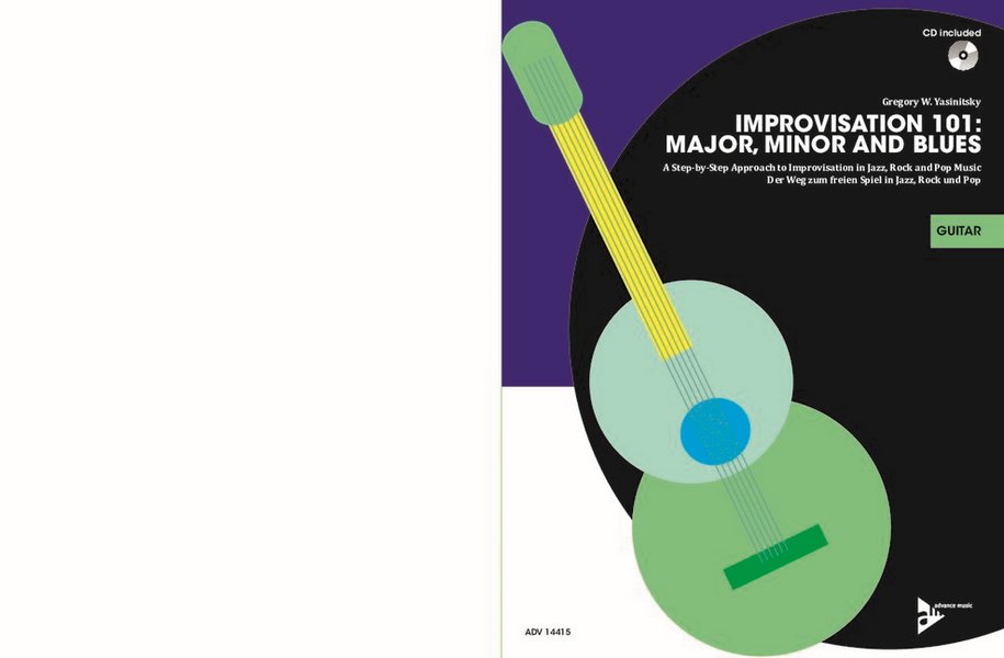 Improvisation vol.101 - Major, Minor and Blues (+CD)  für Gitarre (E-Gitarre)  (dt/en)