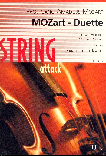 Mozart-Duette&nbsp;&nbsp;für 2 Violinen&nbsp;&nbsp;Partitur und Stimmen