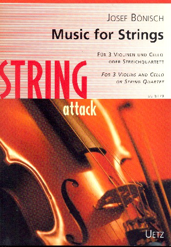Music for Strings  für 3 Violinen und Violoncello (Streichquartett)  Partitur und Stimmen