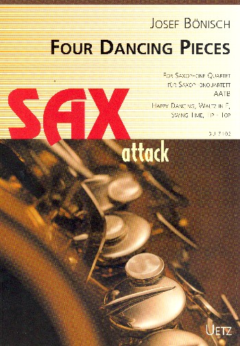 4 Dancing Pieces  für 4 Saxophone (AATBar)  Partitur und Stimmen