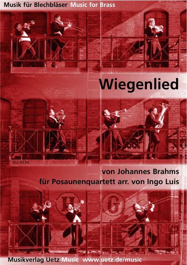 Wiegenlied&nbsp;&nbsp;für 4 Posaunen&nbsp;&nbsp;Partitur und Stimmen