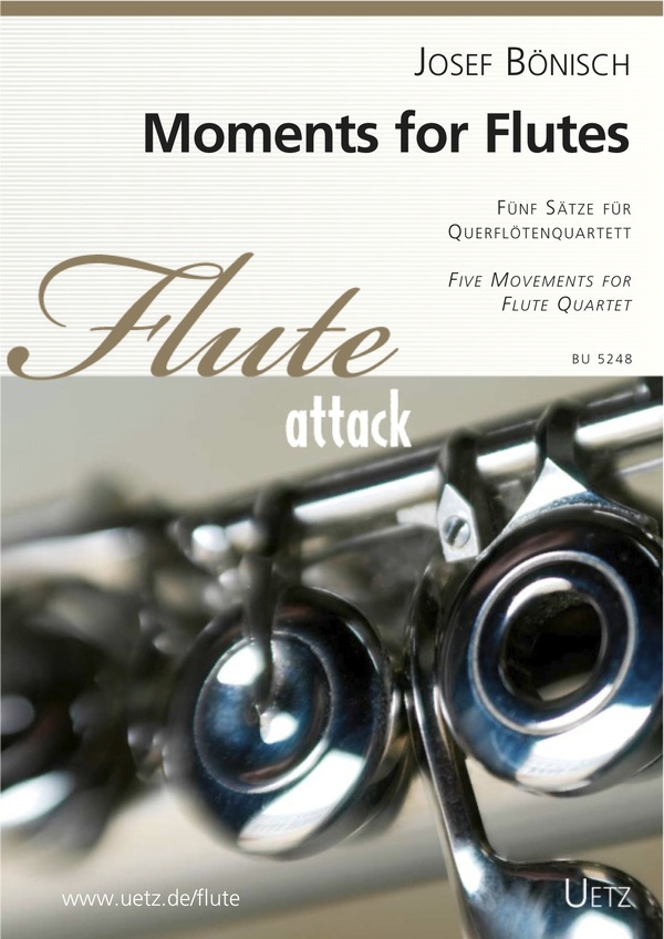 Moments for Flutes  für 4 Flöten  Partitur und Stimmen