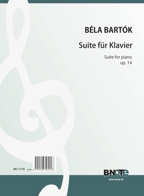 Bartók, Béla, Suite op.14&nbsp;&nbsp;Klavier&nbsp;&nbsp;Spielnoten