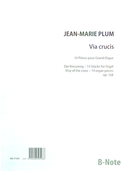 Via crucis op.168&nbsp;&nbsp;pour Grand Orgue&nbsp;&nbsp;