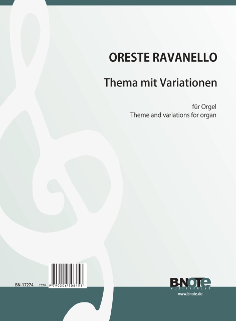 Thema mit Variationen  für Orgel  