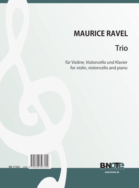 Trio&nbsp;&nbsp;für Violine, Violoncello und Klavier&nbsp;&nbsp;Partitur und Stimmen