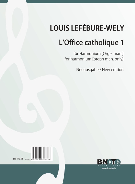 Lefébure-Wely, Louis, L'Office catholique 1 op.148&nbsp;&nbsp;Orgel,Harmonium&nbsp;&nbsp;Spielnoten