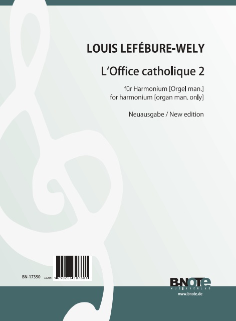 Lefébure-Wely, Louis, L'Office catholique 2 op.148&nbsp;&nbsp;Orgel,Harmonium&nbsp;&nbsp;Spielnoten