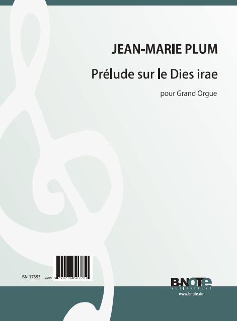 Plum, Jean-Marie, Prélude über das Dies irae&nbsp;&nbsp;Orgel&nbsp;&nbsp;Spielnoten